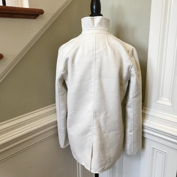 NWT JCrew Leighton Blazer Jacket Womens 4 Cream Ivory Double Faced Wool BJ930 - Picture 13 of 14